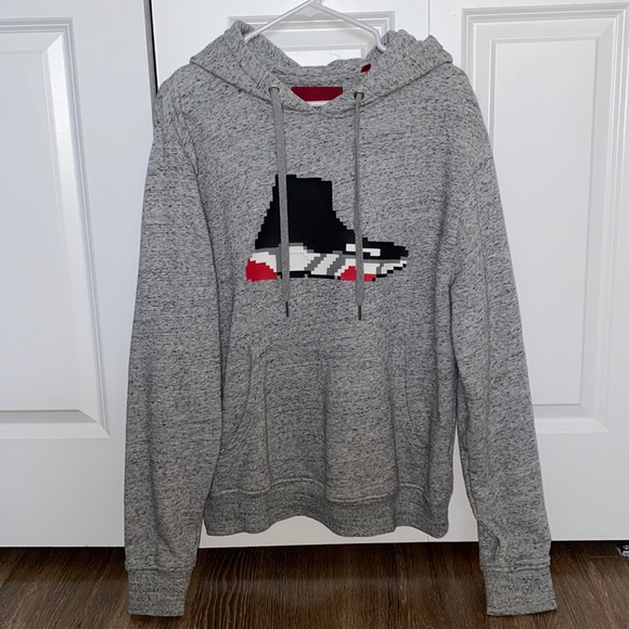 Mostly Heard Rarely Seen, 8-Bit 3D Graphic Balenciaga Speed Runner Logo Hoodie - Picture 2 of 6